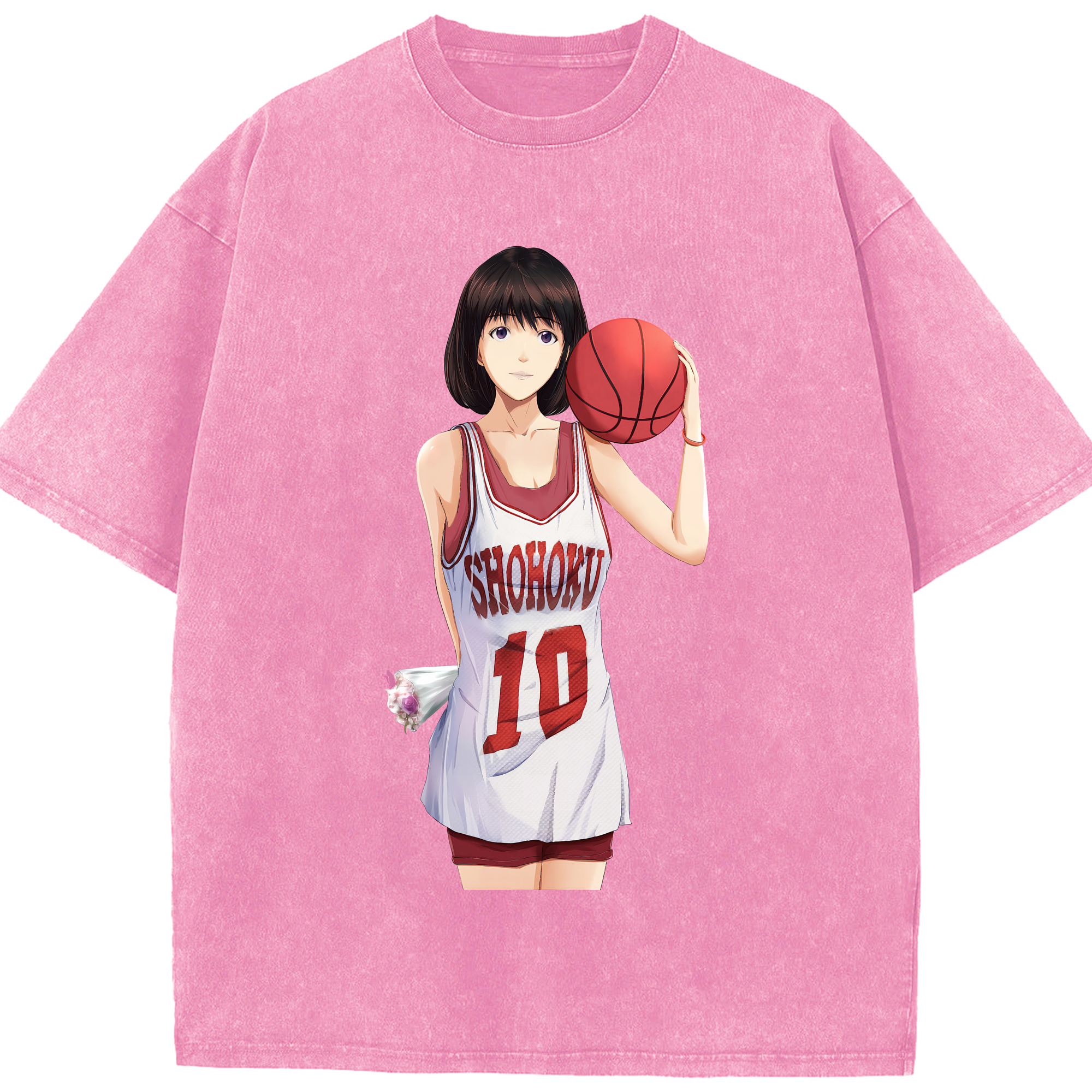 （画像用） SLAM DUNK／スラムダンク 綿100% ヴィンテージ風 半袖Tシャツ（フロントプリント）